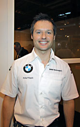 Andy Priaulx at the show