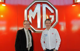 Jason Plato with Richard Burden MP