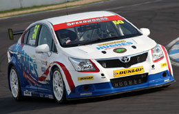 Tony Hughes in his Toyota Avensis last year