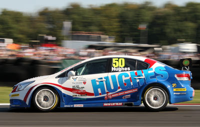 Tony Hughes' Toyota Avensis at Brands Hatch last year