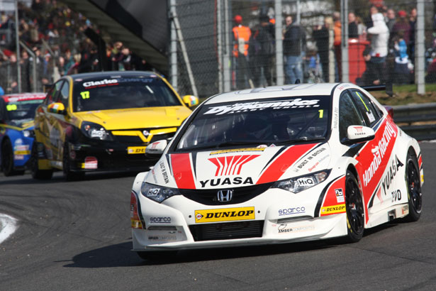 Matt Neal's car was fixed but Shedden's still had problems