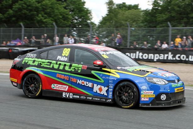 Jason Plato in action at Oulton Park
