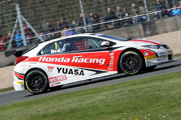 Matt Neal secured 3rd place for the Honda Yuasa Racing Team