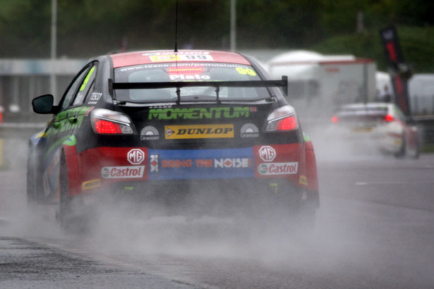 Jason Plato was the fastest non-Honda driver in the first session