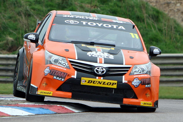 A well-deserved 3rd place in qualifying for Frank Wrathall and Toyota