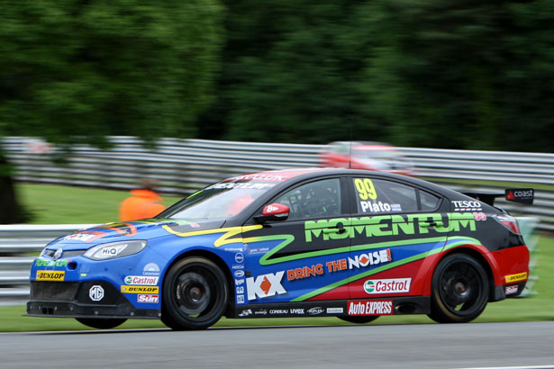 Jason Plato was fastest in both practice sessions