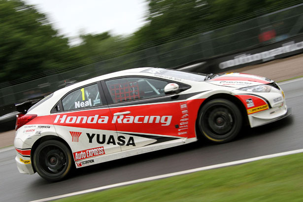 Matt Neal's Honda Civic was 2nd fastest