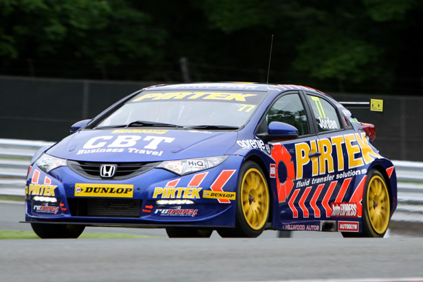 Andrew Jordan completed the top 3 for Pirtek Racing