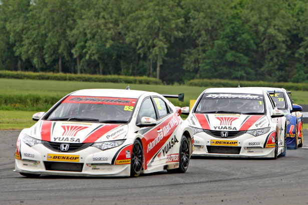 Gordon Shedden heads a Honda Yuasa Racing Team 1-2 victory