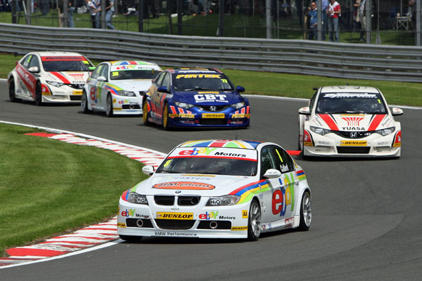 Rob Collard leads the field at Oulton Park