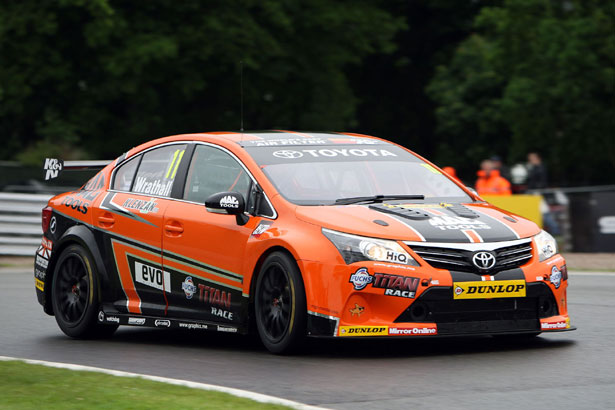 Frank Wrathall in the Dynojet Toyota Avensis