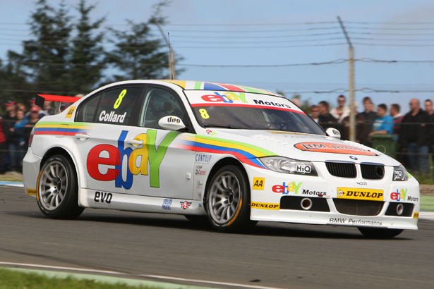 Rob Collard in the eBay Motors BMW 320si