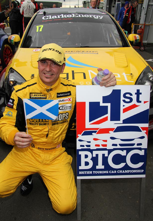 Another BTCC victory for Inverness based Dave Newsham