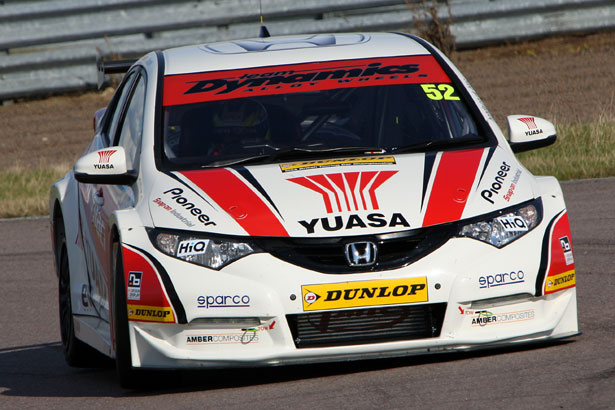 Gordon Shedden was the quickest of the Honda Civics