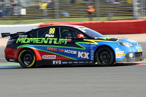 Jason Plato in his 'rocketship' MG6