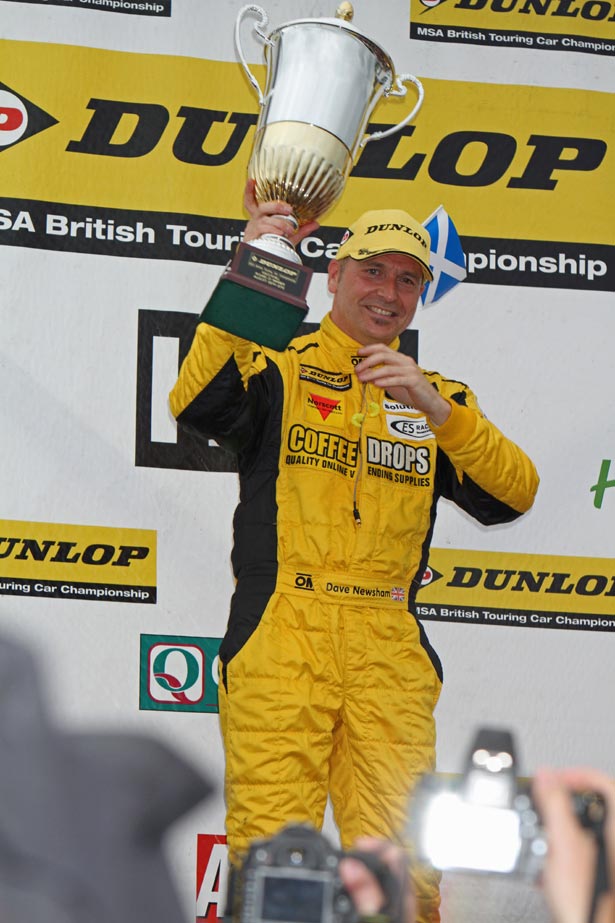 Dave Newsham was no stranger to the BTCC podium in 2012
