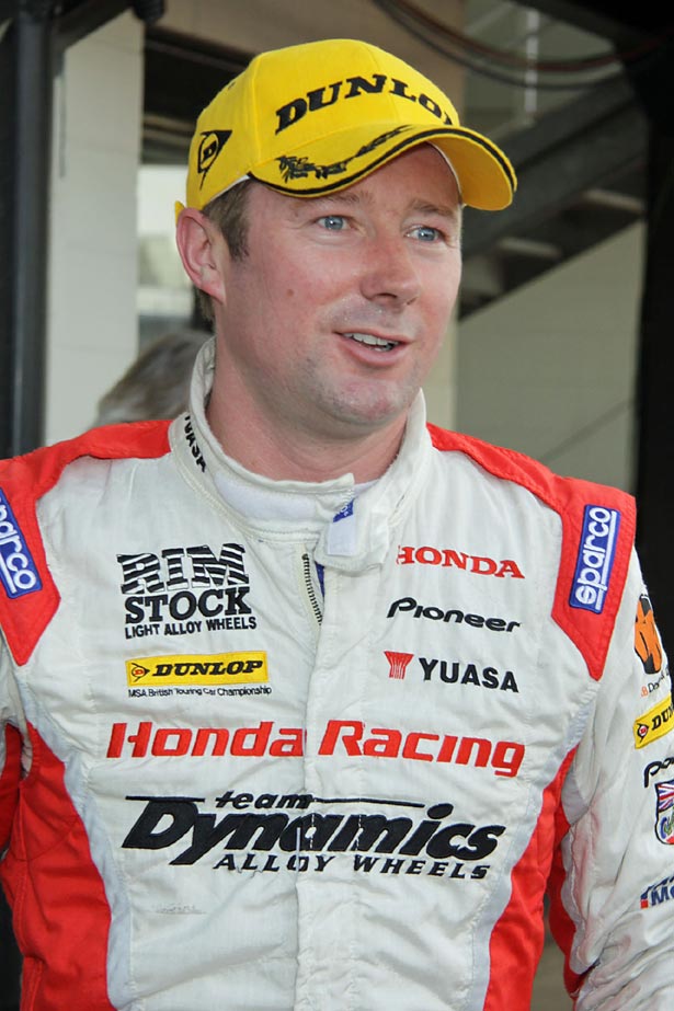 Current British Touring Car Champion Gordon Shedden