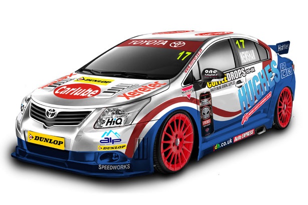 An artist's impression of the 2013 Speedworks Motorsport Toyota Avensis