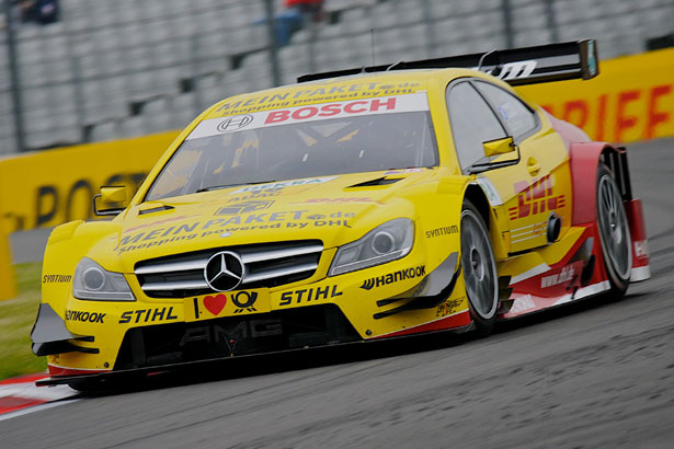 David Coulthard in his Mücke Motorsport Mercedes AMG C-Coupé