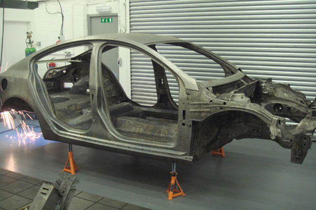 The body shell after acid dipping