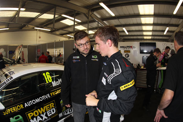 At 17 years of age, Aiden Moffat has already completed four BTCC races