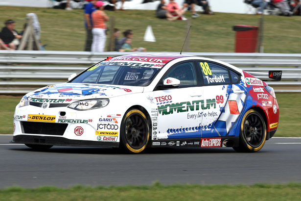 Sam Tordoff topped the time sheet in the second session