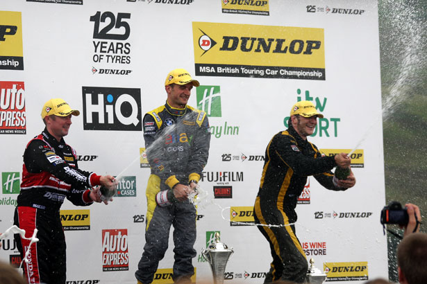 Turkington, Austin and Shedden enjoy their 2nd podium of the day