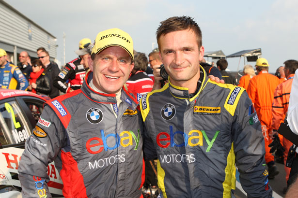 eBay Motors drivers Rob Collard and Colin Turkington