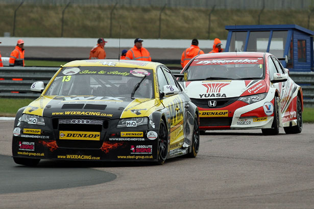 Rob Austin leading Gordon Shedden