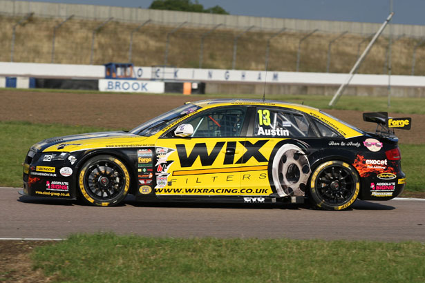 Rob Austin performing well in the WIX Racing Audi A4