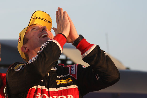Gordon Shedden is thankful for his victory in race 3
