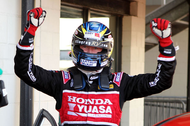 Gordon Shedden is elated after his race 3 victory