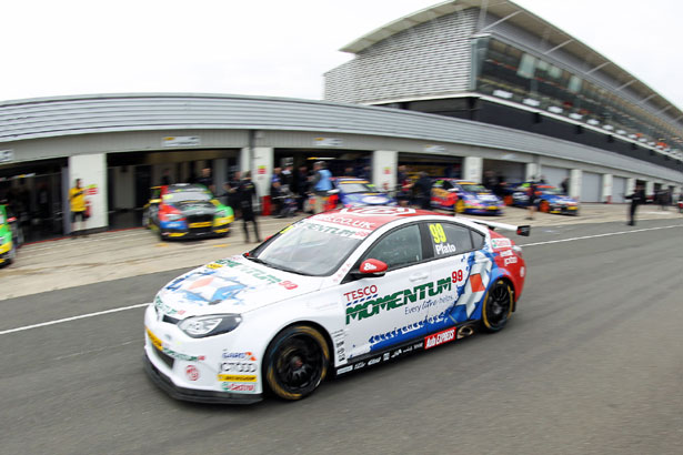 Jason Plato was fastest in the first practice session