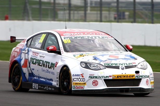 Jason Plato secures pole position for the first race tomorrow