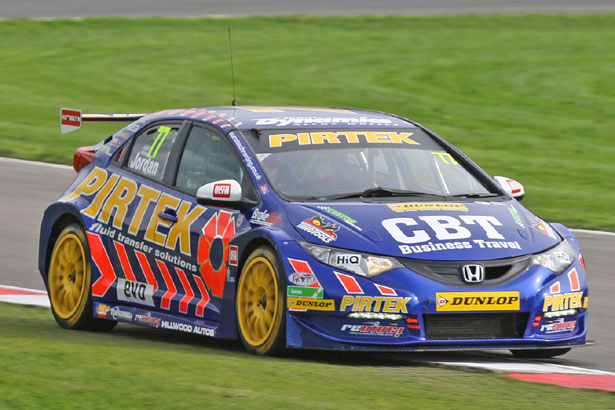 Andrew Jordan was fastest in the second free practice session