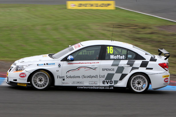 Aiden Moffat made his BTCC debut at Knockhill in 2013