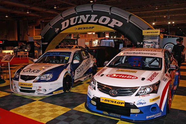 The 2013 BTCC stand at Autosport International