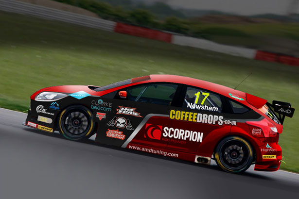 The newly acquired NGTC Ford Focus for Dave Newsham