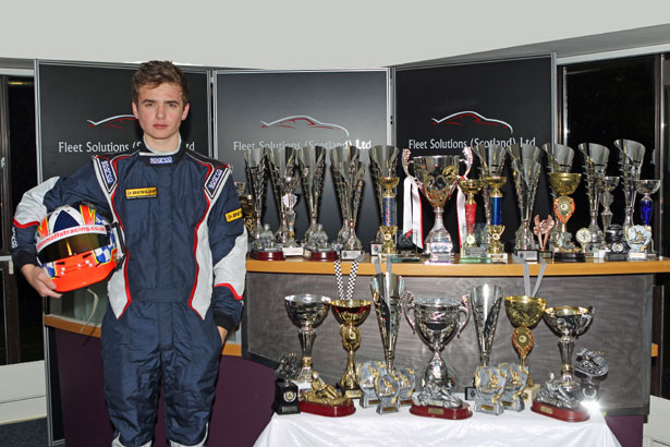 Aiden hopes to increase his collection of silverware in 2014
