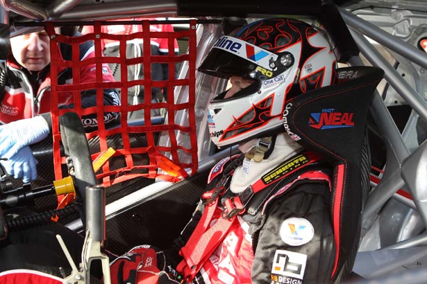 Matt Neal knows his way around the Oulton Park International circuit