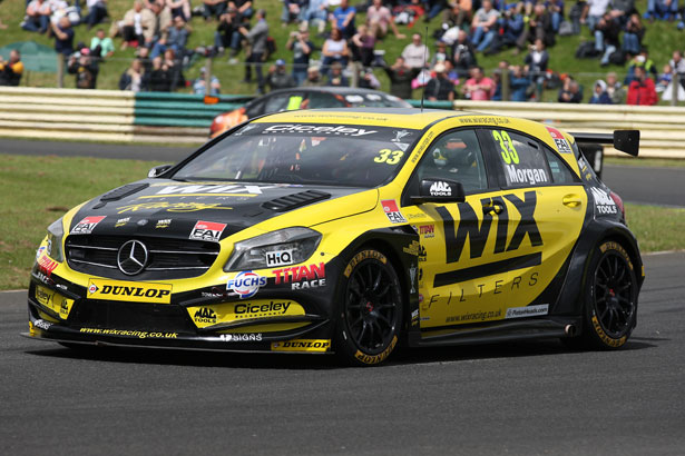 Adam Morgan in the Wix Racing Mercedes Benz A-Class