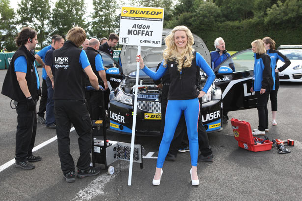 The Laser Tools Racing team on the grid