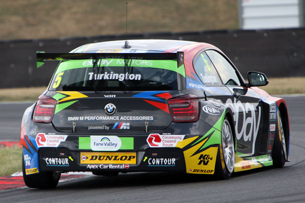 Colin Turkington was fastest overall at the test