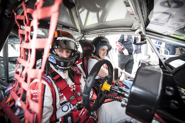 Matt Neal at the wheel of his Honda Yuasa Racing Honda Civic Tourer