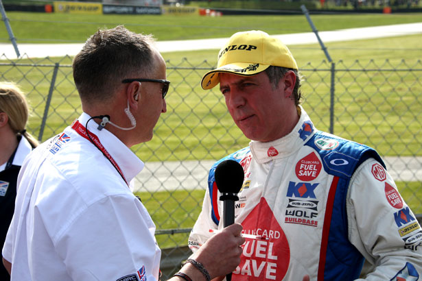 Jason Plato was happy to finish the race in 2nd place