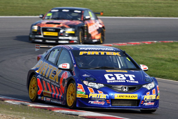 Andrew Jordan put his Pirtek Racing Honda Civic on pole