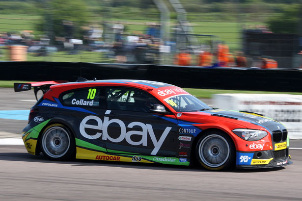 Rob Collard on the way to his first BTCC podium of 2014