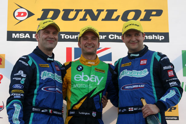 eBay Motors and Airwaves Racing share the podium for race three