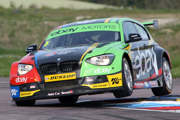 Colin Turkington on his way to victory for eBay Motors