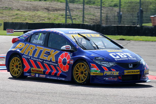 Andrew Jordan was fastest in both free practice sessions